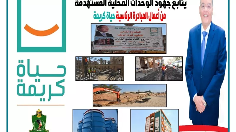 محافظ المنيا يتابع جهود المراكز المستهدفة في تنفيذ مشروعات المبادرة الرئاسية 