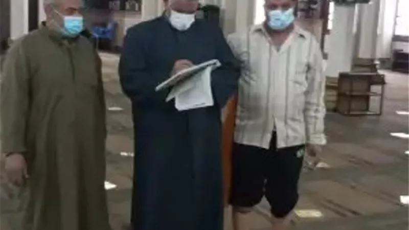 أستمرار جولات الشيخ سلامة المفاجئة للمساجد والزوايا بالاسكندرية
