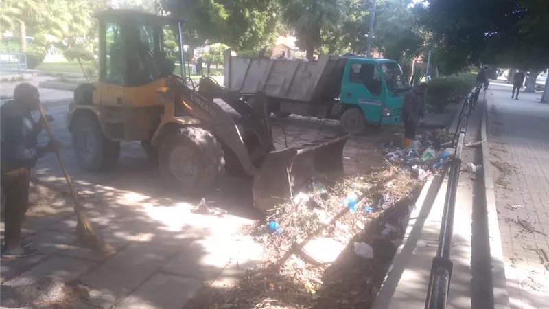 رفع ٣٥ طن مخلفات من حي وسط بالإسكندرية