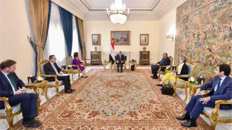 الرئيس يرحب باهتمام الشركات الالمانية بضخ استثماراتها فى مصر