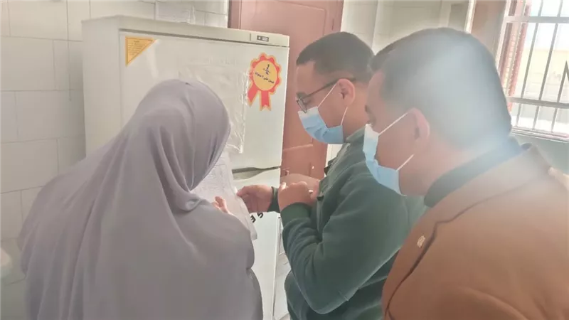 تفتيش ميدانى على 4 قرى ببنى سويف