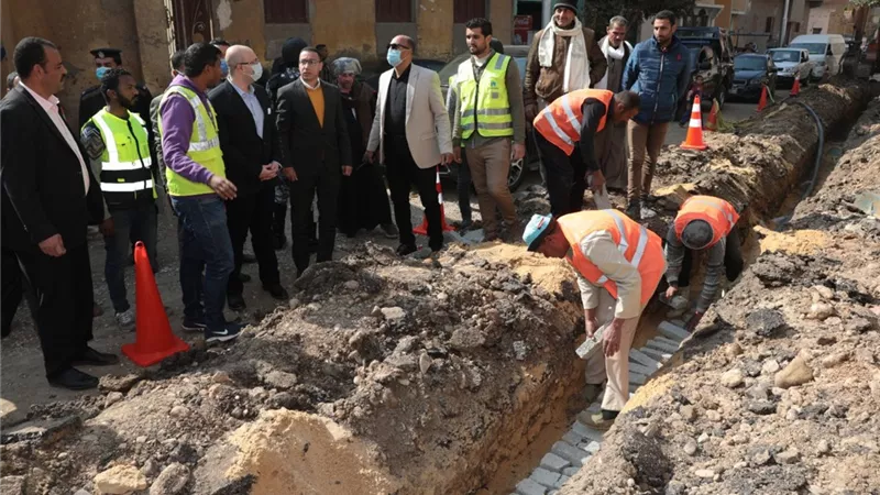 محافظ بني سويف يتابع مشروعات حياه كريمه بمركز ببا