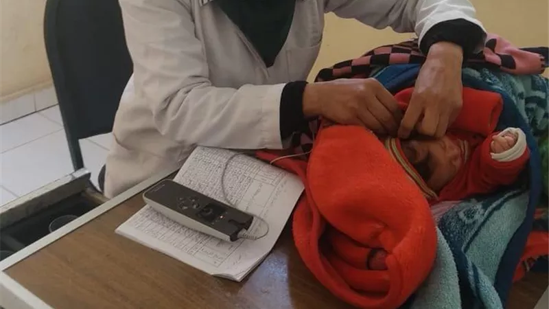 صحة المنيا : فحص اكثر من 284 الف طفل حديث الولادة بالمنيا فى المبادرة الرئاسية