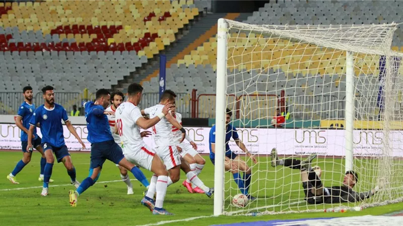 تقنية الفار تلغى هدف للزمالك فى مرمى سموحة بداعى التسلل
