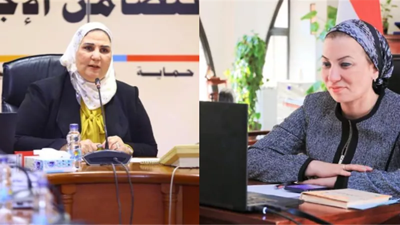 وزيرتا التضامن والبيئة يبحثان استعدادات مؤتمر التغير المناخى بشرم الشيخ
