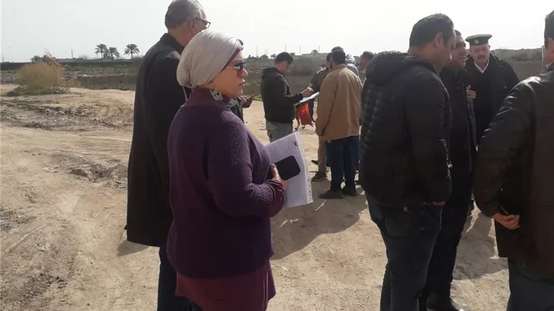 استرداد ٤٦٣٢٤ متر مربع من الأراضي الزراعية بحي وسط