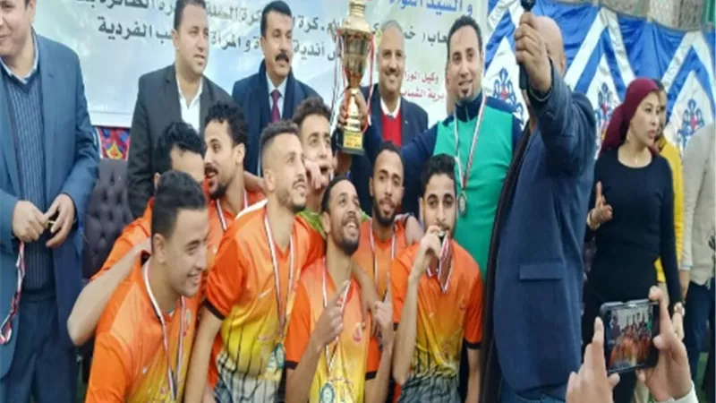 وكيل الرياضة بالقليوبية يشهد ختام دورى اتحاد مراكز شباب مصر