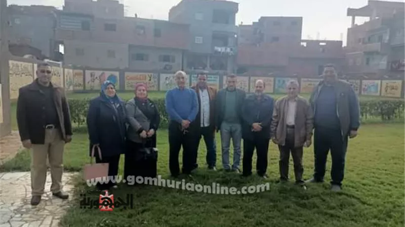 مدير عام المدارس الرسمية بالمنوفية فى ضيافة مدرسة منشأة جريس الرسمية للغات