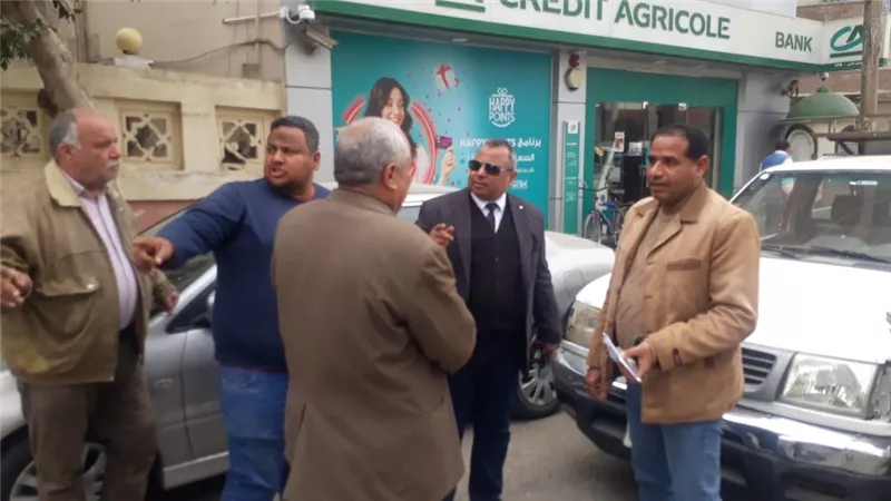 تحرير 22 محضر للاشغالات بشارع عدنان المالكي خلال حملات بمدينة المنيا
