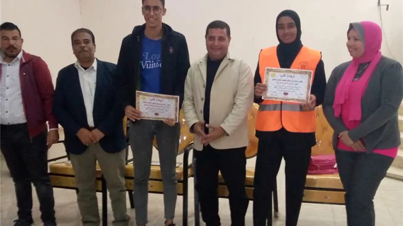 الحفل الختامى لمبادرة الأسبوع البرلمانى بمركز شباب سفاجا