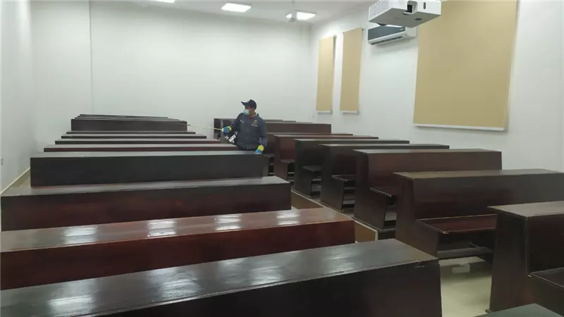 جامعة بنى سويف التكنولوجية استعدت للفصل الدراسي الثاني ..صور