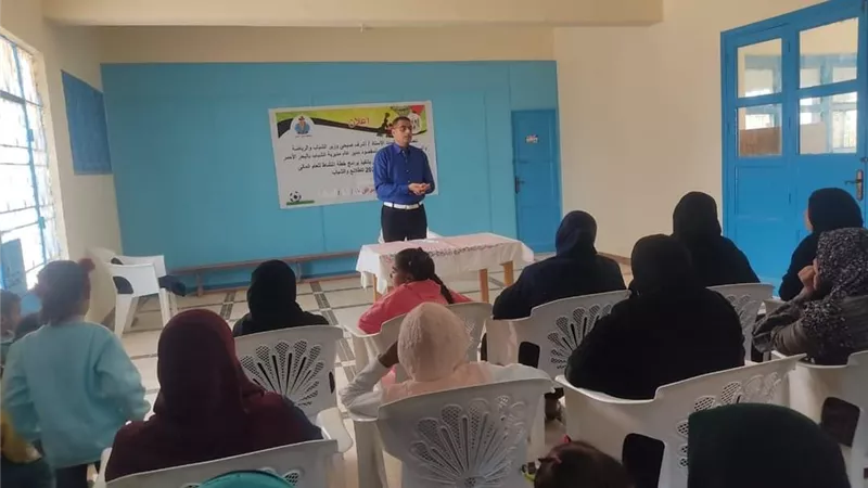 قومي المرأة بالبحر الأحمر ينظم لقاء تعريفى بخدماته وأنشطته بمركز شباب الحمراوين