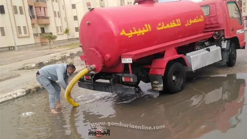 جهاز العاشر من رمضان يرفع درجة الاستعداد والطواريء لمجابهة عدم استقرار الاحوال الجوية