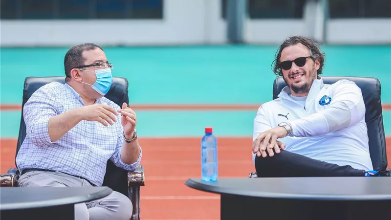 سفير مصر فى زامبيا يحضر تدريبات بيراميدز استعدادا لزاناكو بالكونفدرالية