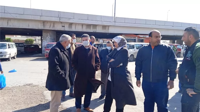 رفع الاشغالات اسفل كوبري العوايد بالأسكندرية