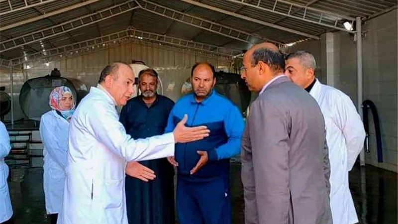 زيارات ميدانية لبيطرى الشرقية لمراكز تجميع وتوريد الألبان بالإبراهيمية وكفرصقر وبلبيس