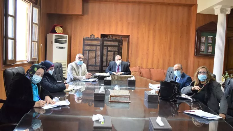 لقاءات مع سفراء الدول العربية والإفريقية لجذب الطلاب الوافدين لجامعة بنى سويف