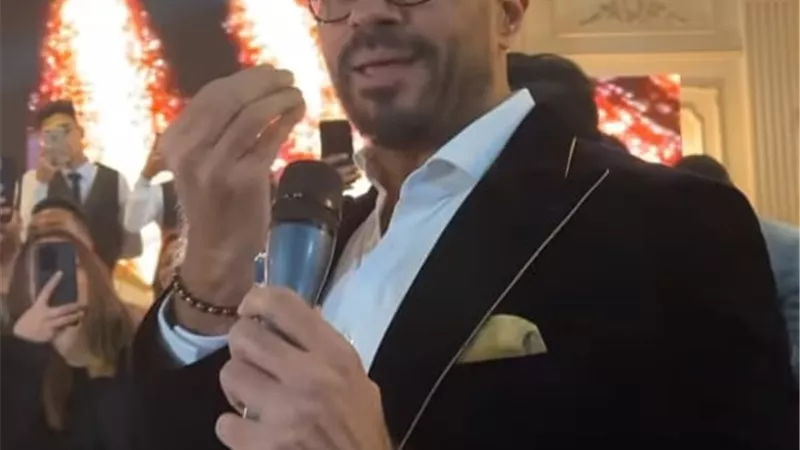 خالد سليم يشعل حفل زفاف توني ماهر بأغنية 