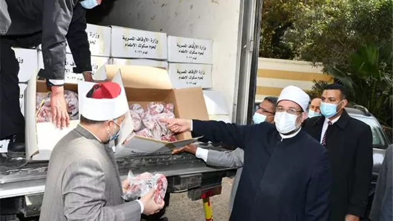 قافلة الخير من وزير الاوقاف تصل كفرالشيخ