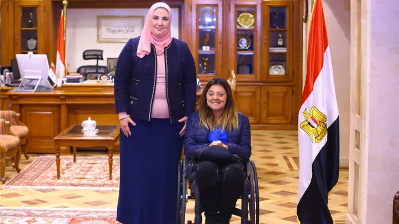 القباج تستقبل المشرف العام على المجلس القومي للأشخاص ذوي الإعاقة لمناقشة فرص العمل المشترك