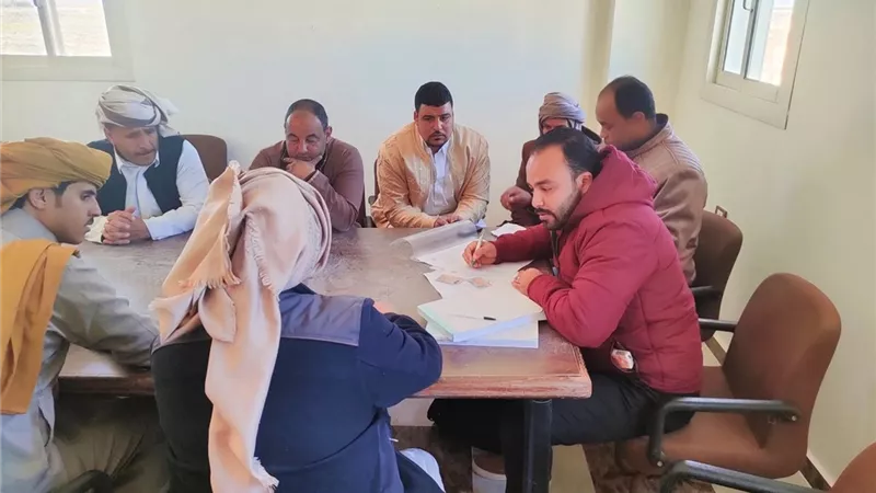 الأمير: لقاء مواطني وحدة الدعم الفني والإرشادي بالضبعة ضمن منهجية التخطيط بالمشاركة لوضع الخطط التنموية