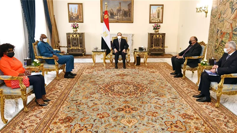 الرئيس السيسي يستقبل وفدا من الآلية الأفريقية لمراجعة النظراء