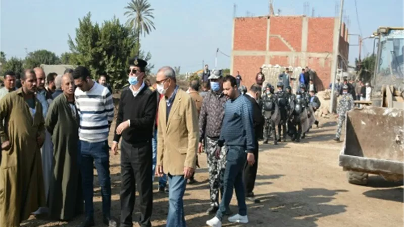 الهجان:إزالة 34 حالة تعدٍ بقليوب تم رصدها من قبل وحدة المتغيرات المكانية