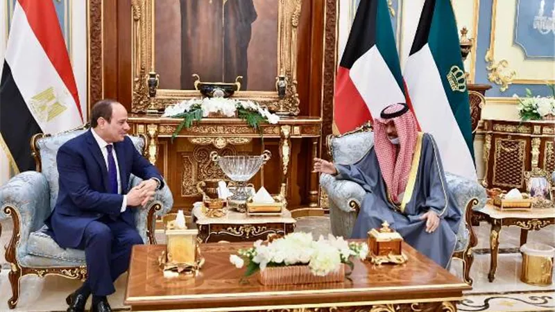 الرئيس السيسى يلتقى أمير دولة الكويت.. ويؤكد: حريصون على استقرار الدول الخليجية الشقيقة