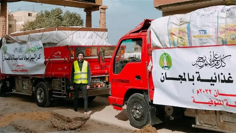 أورمان المنوفية: توزيع 7 طن لحوم وتجهيز 7000 كرتونة مواد غذائية للأسر الأولى بالرعاية فى رمضان
