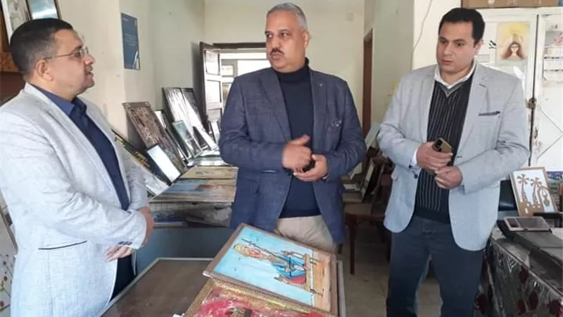 الصبروط يتابع تحكيم مسابقة الفنون التشكيلية للشباب بالقليوبية