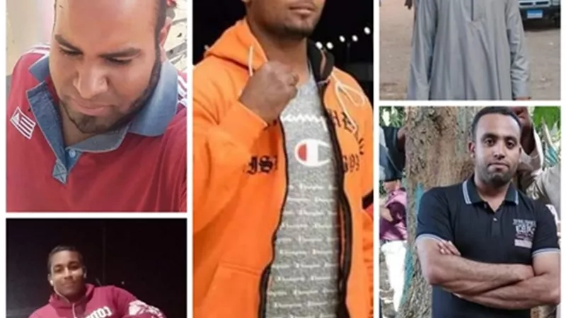 الحزن يخيم على قرية الترامسة بقنا بعد مصرع ٥ شباب فى حادث مأساوى