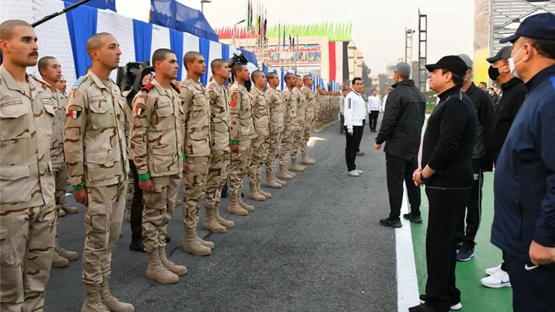 السيسى يوجه التحية لرجال القوات المسلحة البواسل لحفاظهم على أمن واستقرار الوطن