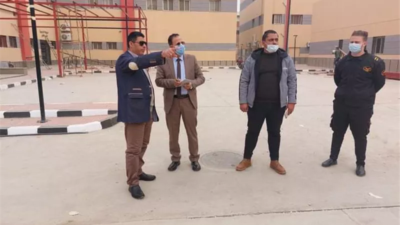 وكيل الصحة بالقليوبية يتفقد مشروع مستشفى الخانكة المركزى الجديدة