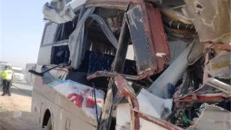 ارتفاع عدد المصابين بحادث السخنة لـ ٢٧ مصاب
