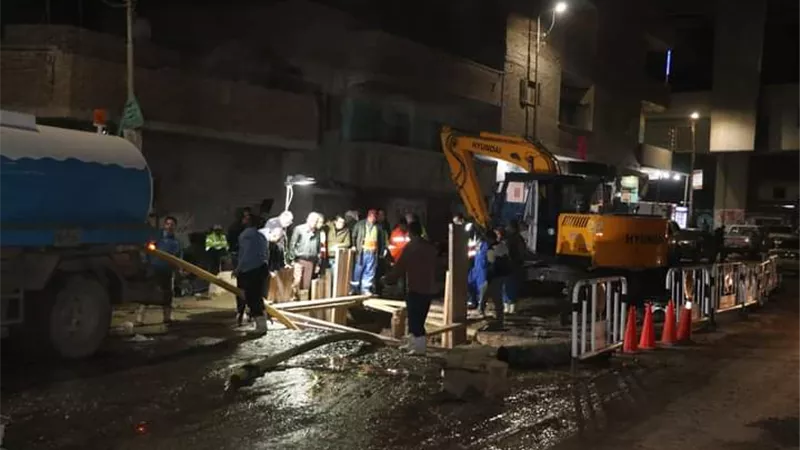 الشرقية: الانتهاء من إحلال وتجديد جزئي لخط طرد محطة صرف صحي القومية
