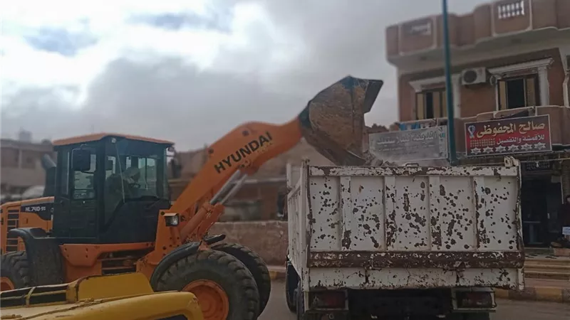محافظ مطروح يشدد على ازالة مخالفات التعدى على املاك الدولة