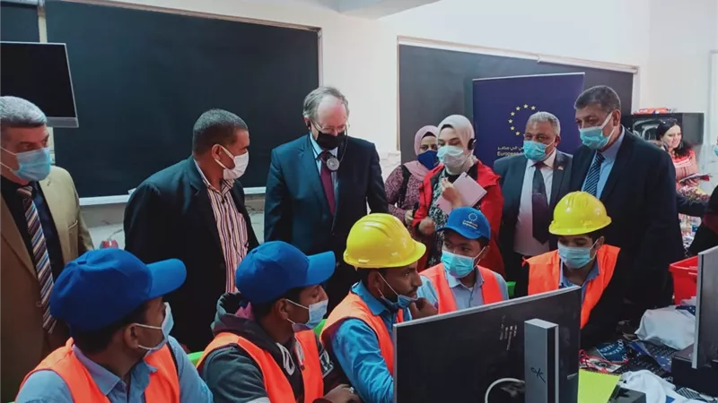 وكيل تعليم أسوان يستقبل سفير الاتحاد الأوروبى