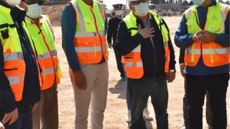 وفد الوكالة الامريكية للتنمية الدولية يزور محطة مياه الهنادي بالأقصر
