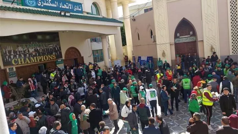 اقبال كبير علي التصويت بانتخابات الاتحاد في الاسكندرية