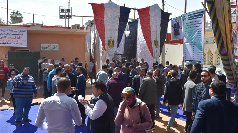 استئناف انتخابات نقابة المهندسين بأسيوط بعد توقفها لنصف ساعة