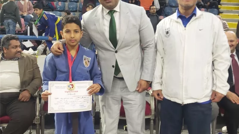 بطل المشروع القومي بالدقهلية يحصد ذهبية ناشئين بطولة الجمهورية للجودو