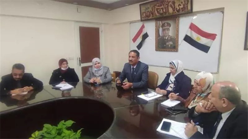 سلومة والخطيب ومبروك في اجتماع موجهي عموم المواد بالجيزة