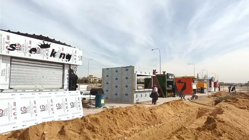 رئيس جهاز العبور : استكمال أعمال مد خطوط المياه والصرف لمشروع بازار 