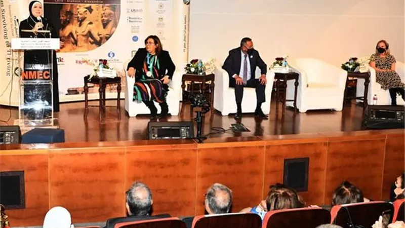 وزيرة التجارة تفتتح المؤتمر السنوي الدولي السابع «سيدات.. شركاء النجاح»