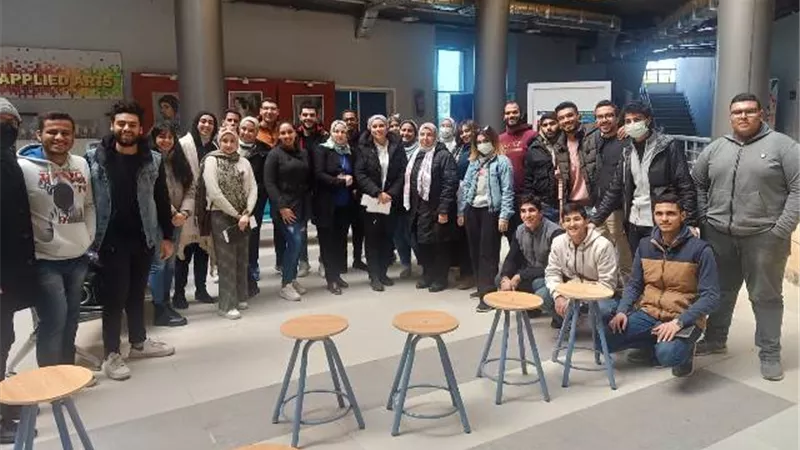 كلية الفنون التطبيقية فى جامعة بدر تنظم ورش عمل 