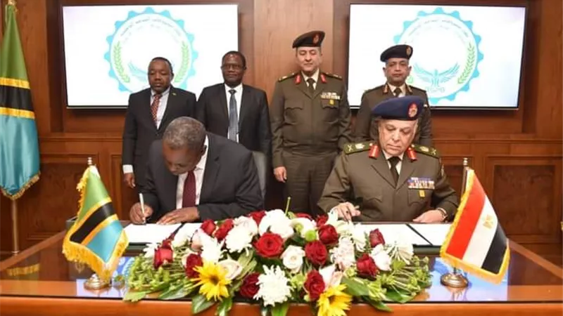 الشركة الوطنية للثروة السمكية توقع مذكرة تفاهم مع وزارة الثروة الحيوانية والمصائد السمكية بدولة تنزانيا