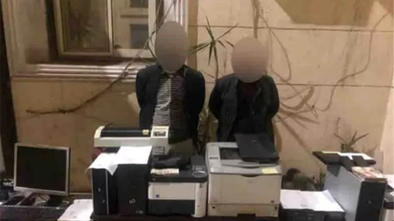 ضبط شخصين تخصصا فى تزوير شهادات التحليل الخاصة بفيروس 