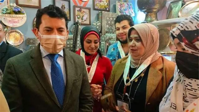 أندية الفتاة والمرأة بالشرقية تُشارك في فعاليات معرض ديارنا للحرف اليدوية