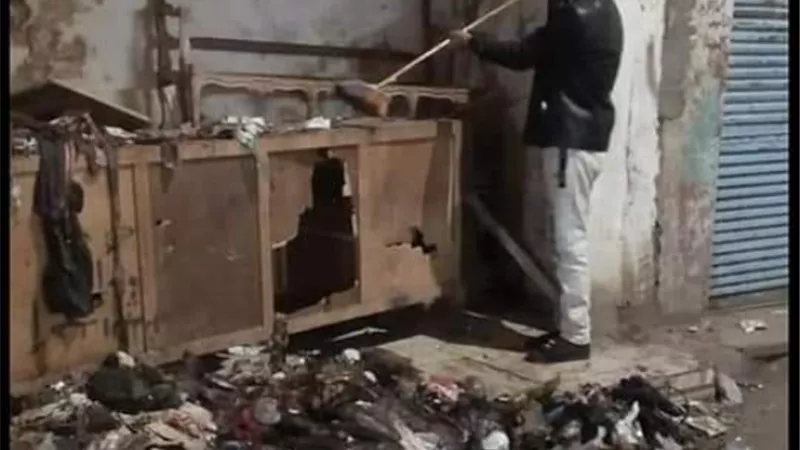 بالجهود الذاتيه تجميل شارع الشوربجى.. بالصور