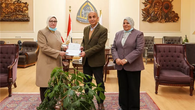 تعيين أمانى الغريب وكيلاً لكلية التمريض بالزقازيق